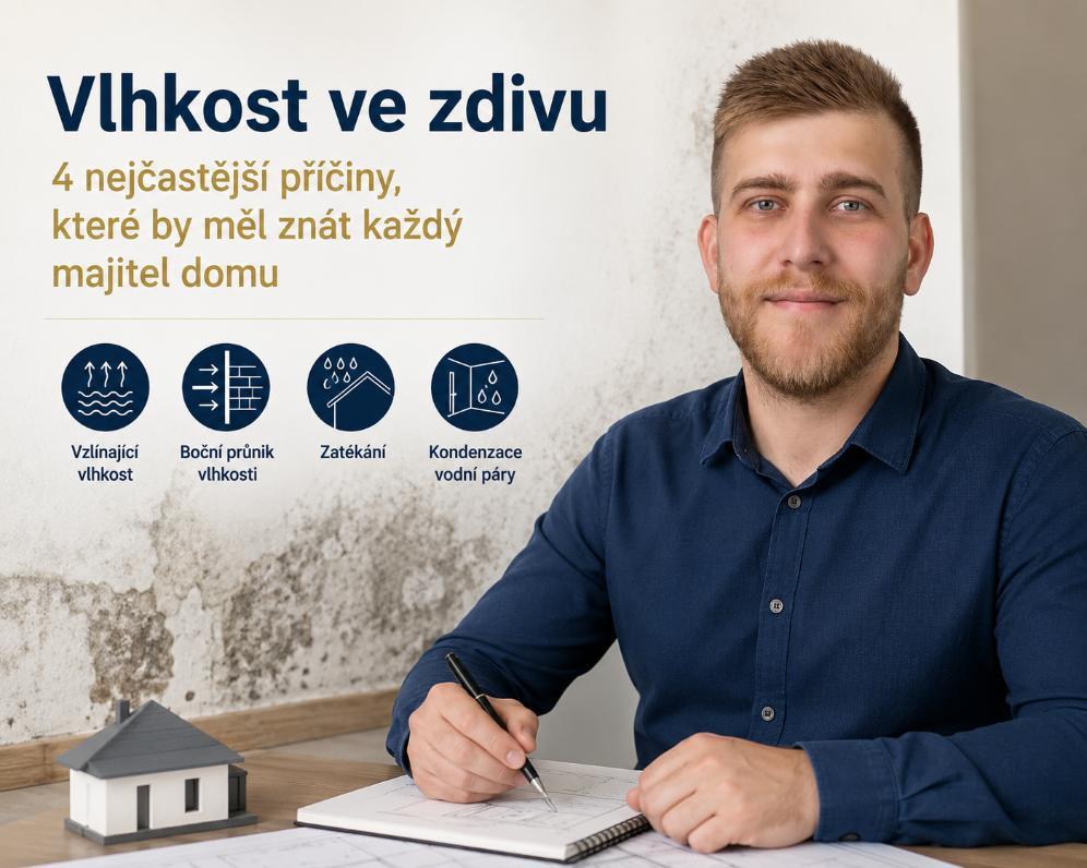 Jak vzniká vlhkost ve zdivu? 4 nejčastější příčiny, které by měl znát každý majitel domu