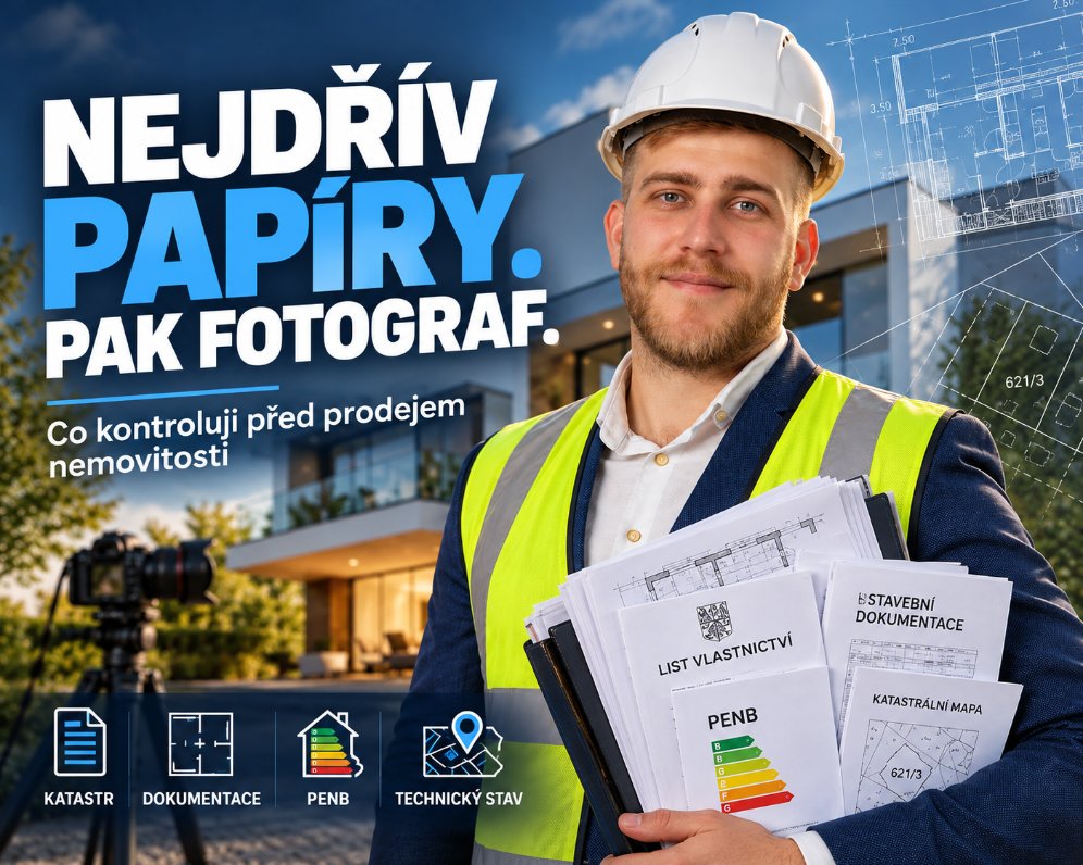 Co kontroluji u nemovitosti ještě před zahájením prodeje