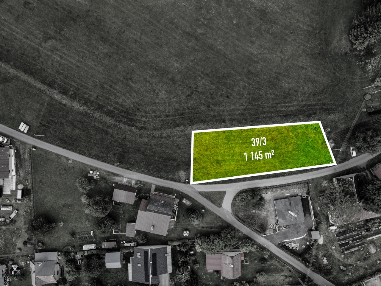 Stavební pozemek 1145 m2, Zásada